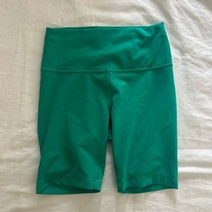 Lululemon Align High-Rise Biker Shorts - Green 8”